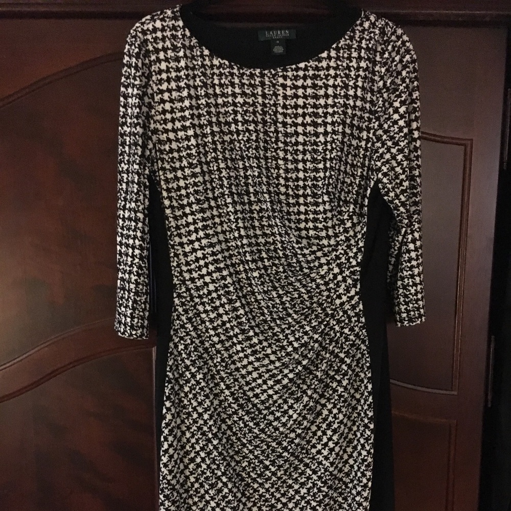 Lauren by Ralph Lauren Faux Wrap Dress Size 16